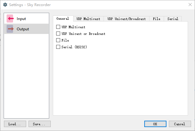 Output Settings
